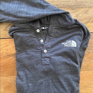 The North Face 3 Button Cotton Hoodie